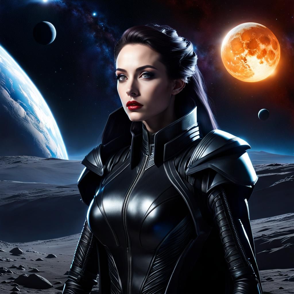 Epic Sci-Fi Heroine on Distant Planet