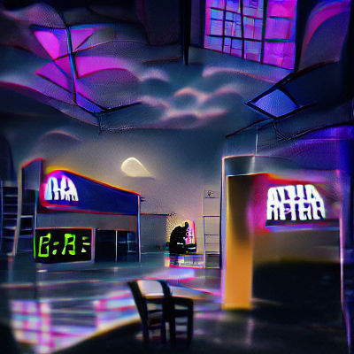 Dynamic Abstract Composition in Bold Colors