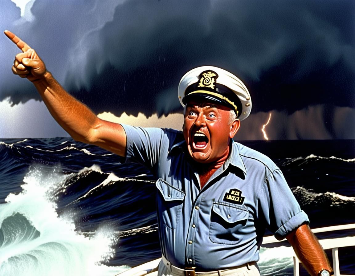 Gilligan's Island Skipper Confronts Stormy Seas
