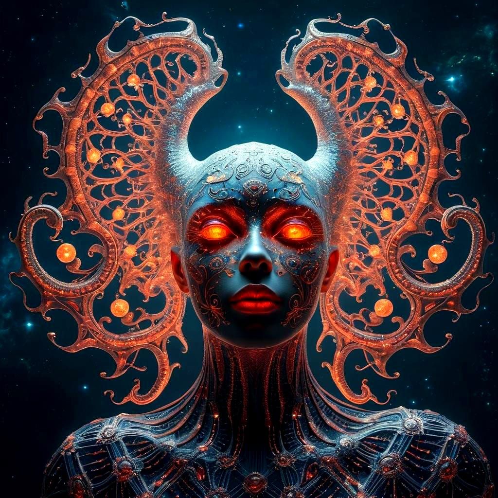 Cosmic Ethereal Fantasy by Iris van Herpen