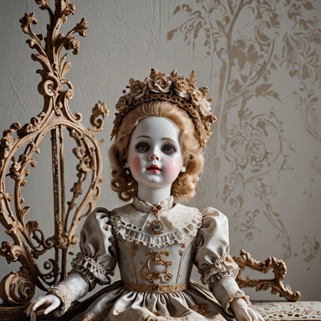 Creepy Porcelain Doll, High-End Product Photography
