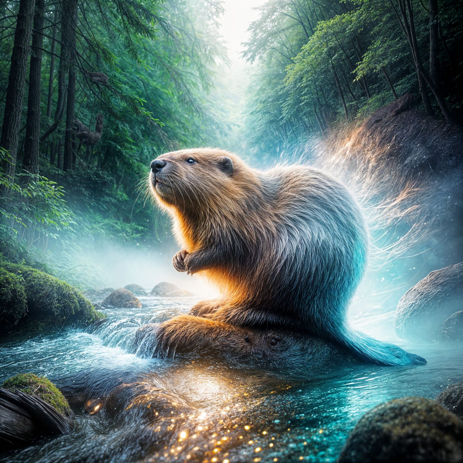 Shiny beaver