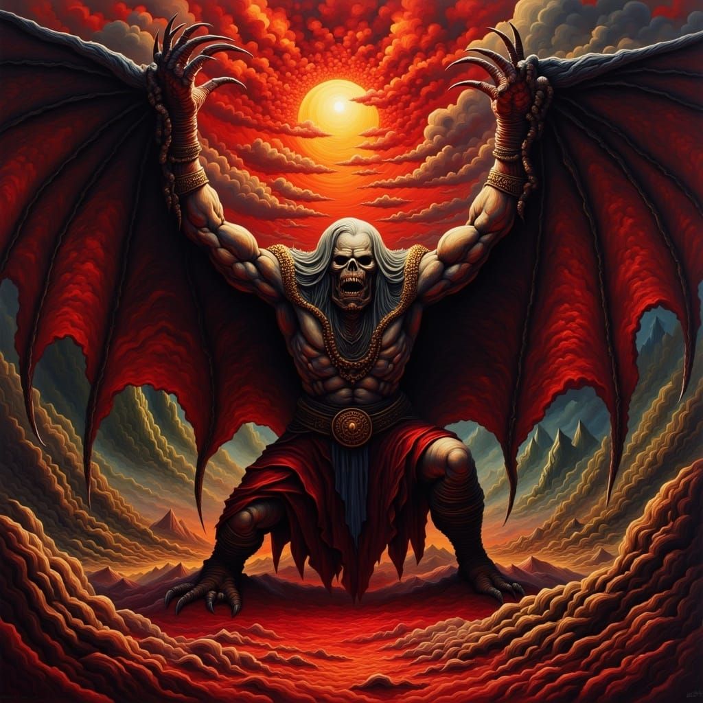 Dark Volumetric Image: Fear Has Claws