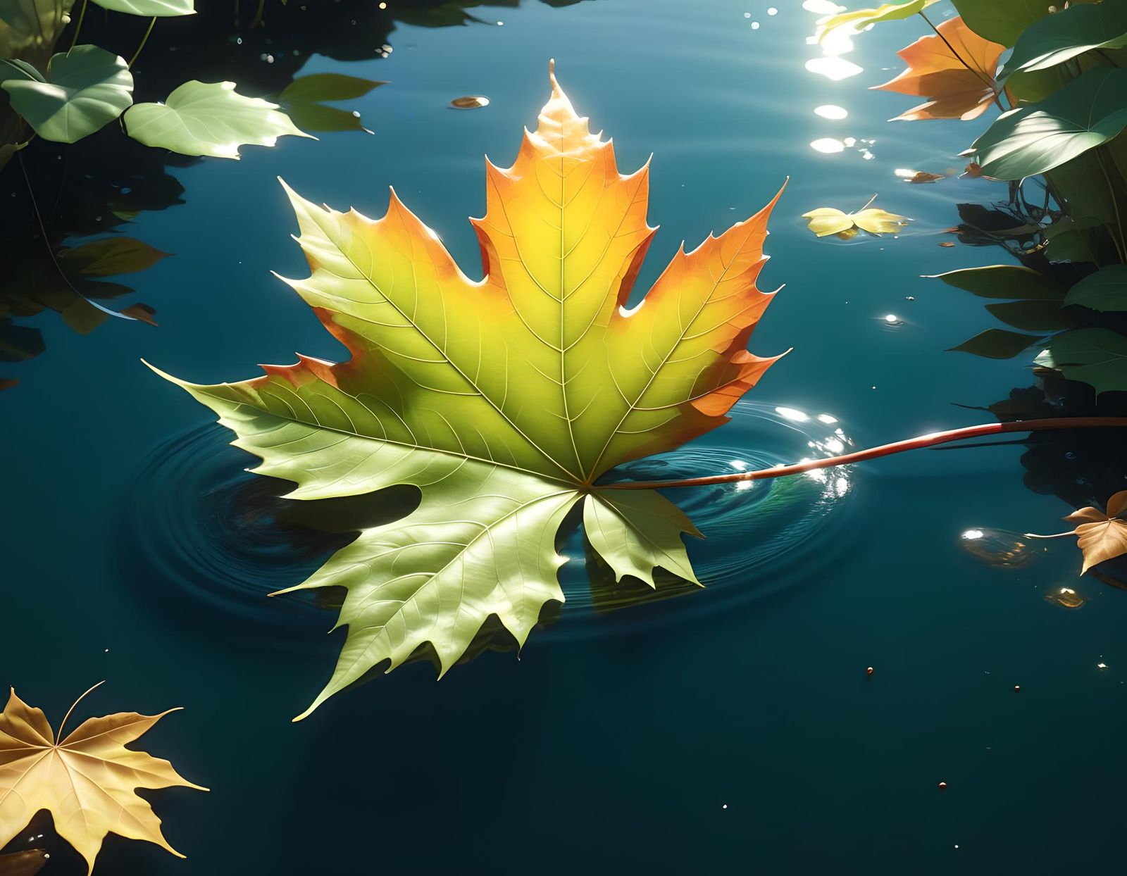 Floating leaf
