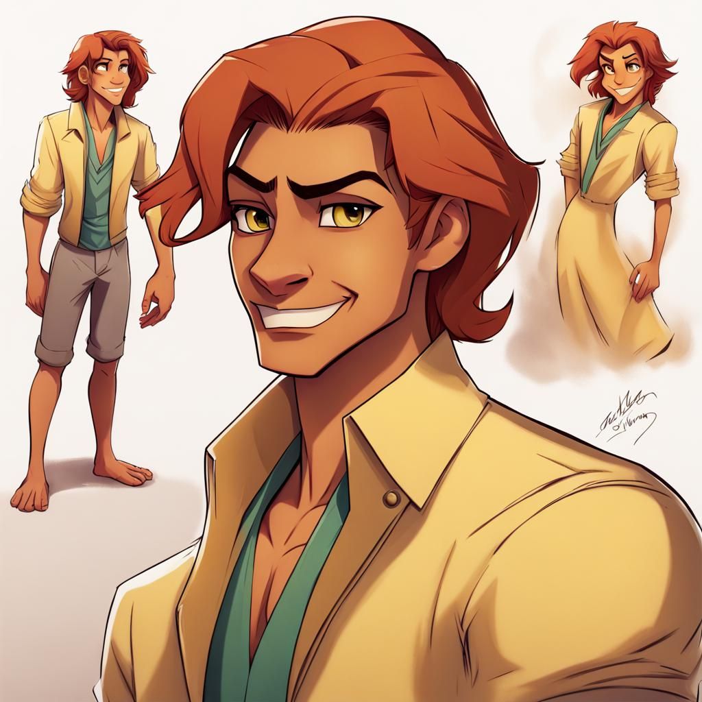 Simba as Human: A Photorealistic Portrait