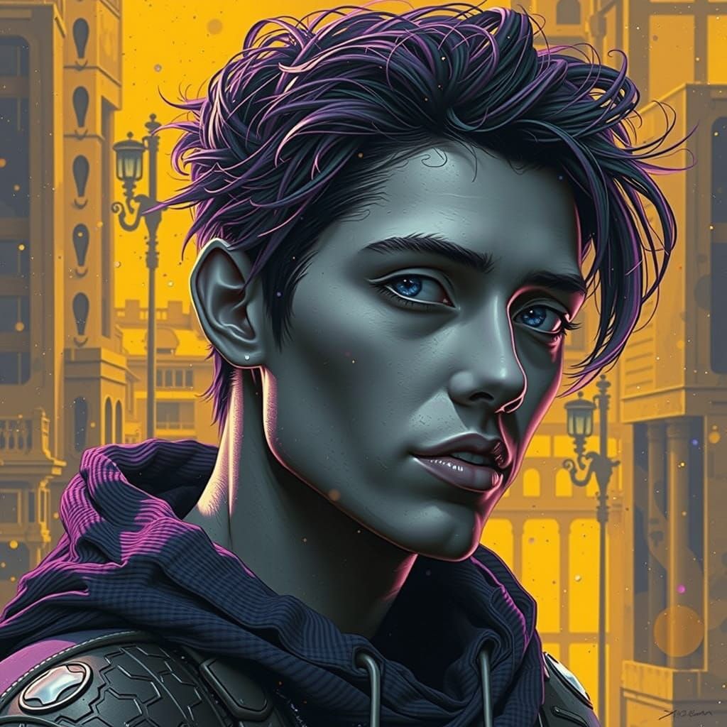 Epic Head and Shoulder Portrait Concept Art