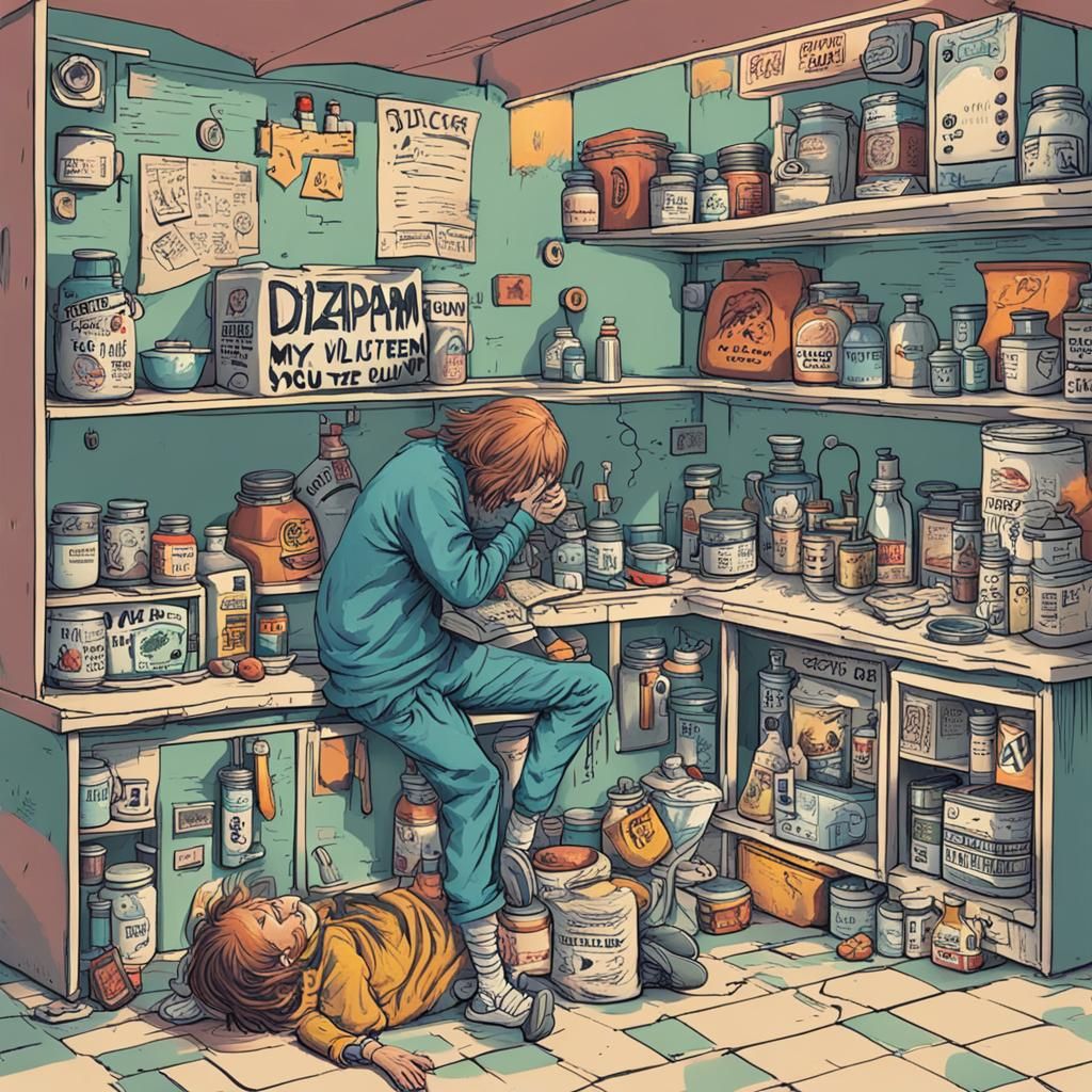 Surreal Chemical Dreamscape: Numbness and Escapism