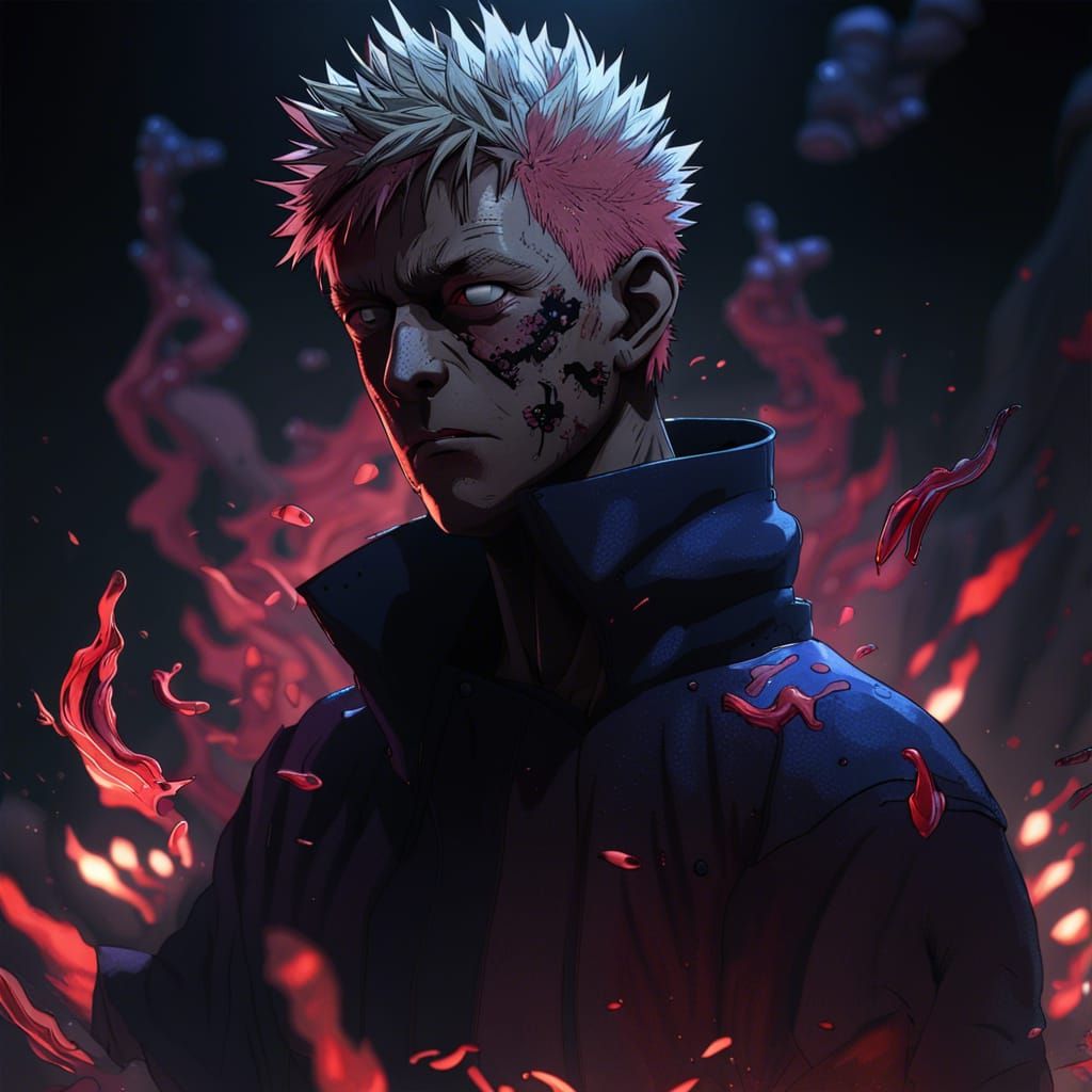 Powerful Sorcerer in Dark Fantasy Style