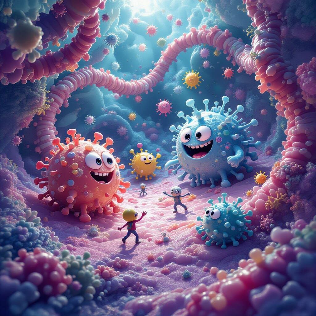 Hilarious Microscopic World in 3D