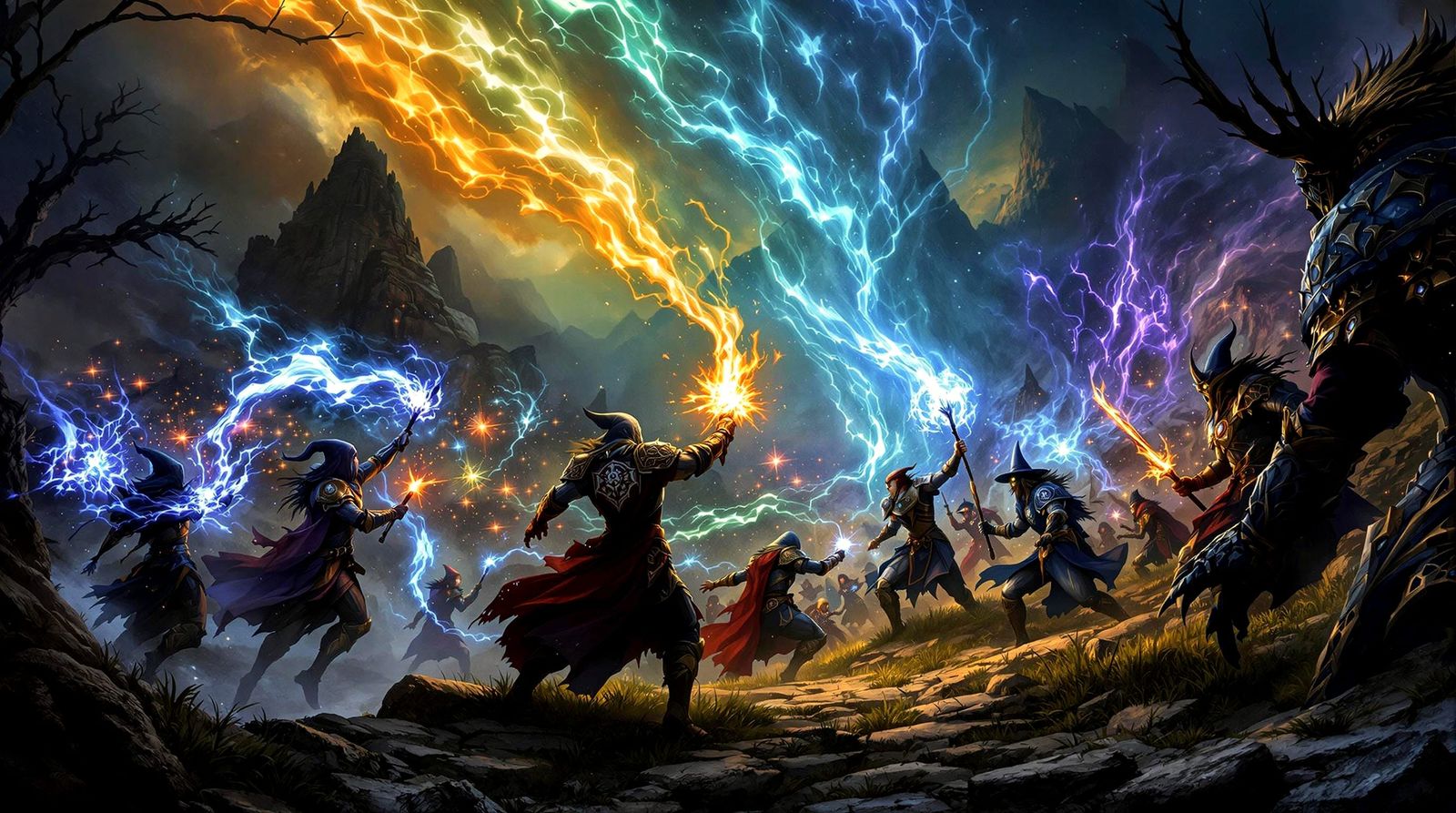 Mages Unite in Epic High Fantasy Clash