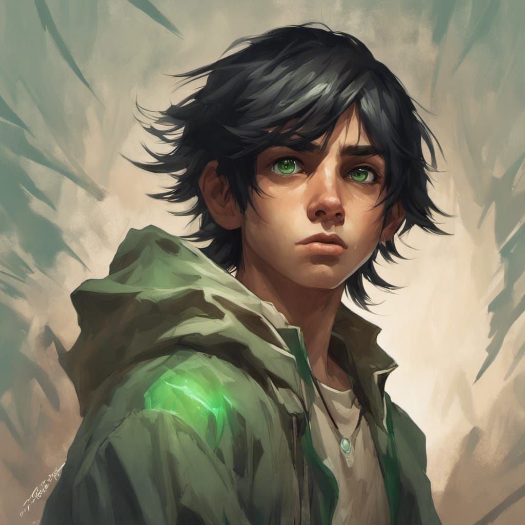 Ghost Boy Portrait in Hyperdetailed Style