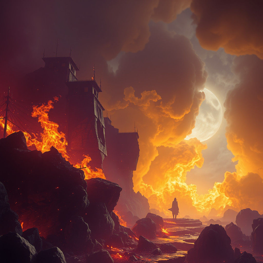 Drowning Sun: Dark Fantasy Concept Art