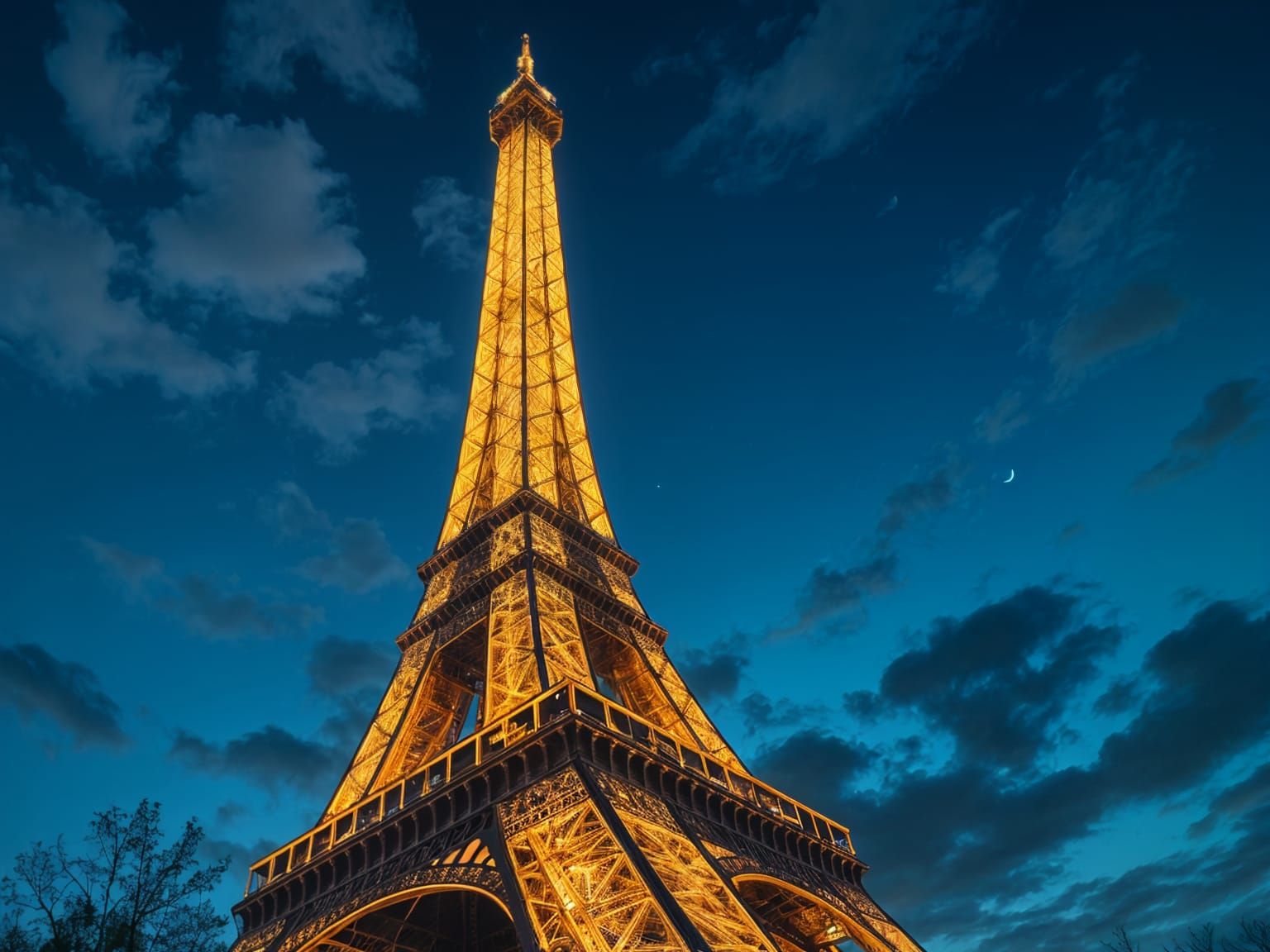Eiffel Tower at Night