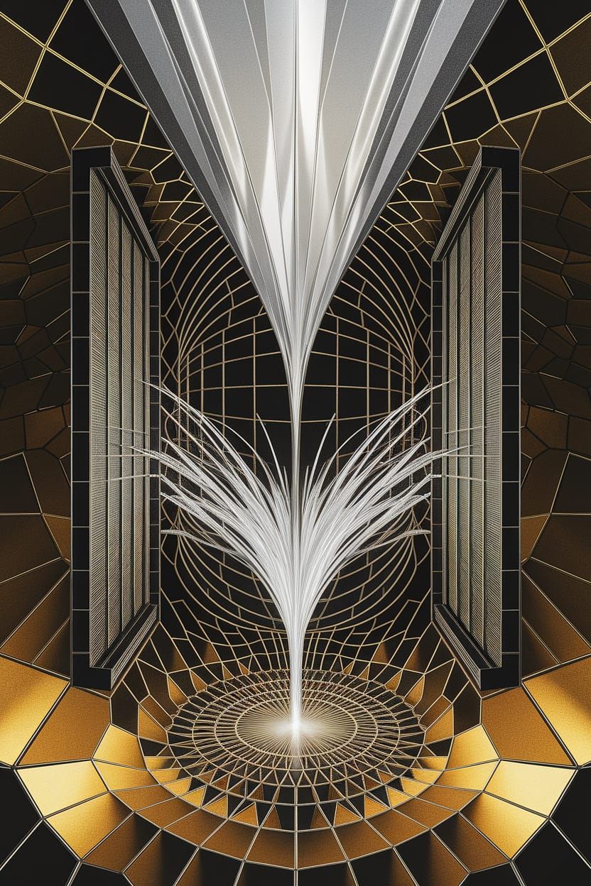 Golden Velvet Happy Things Breaking Rules of Geometry with A...