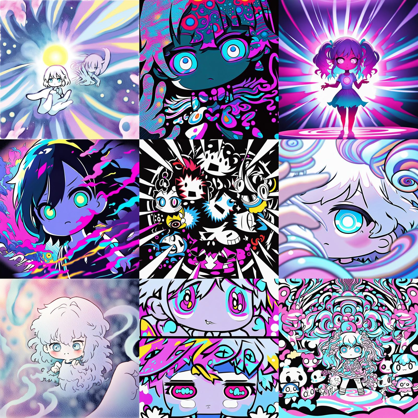 Miku Hypnotized, Teto's Rescue: Chibi Anime Art