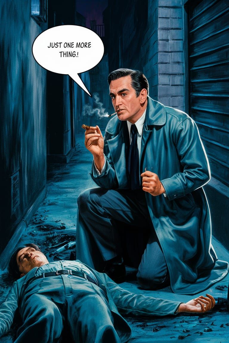 Columbo at Crime Scene: "Just One More Thing"