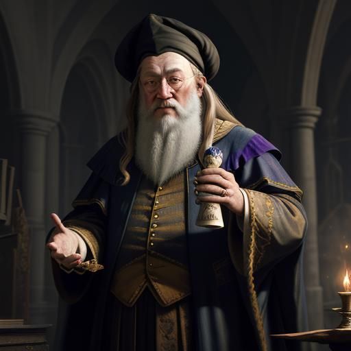 Dumbledore and Easter Eggs: Vermeer-Inspired Art