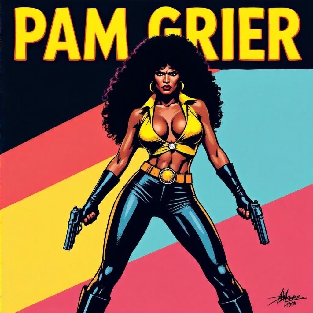 Foxy Brown: Blaxploitation Heroine in Graphic Novel Style