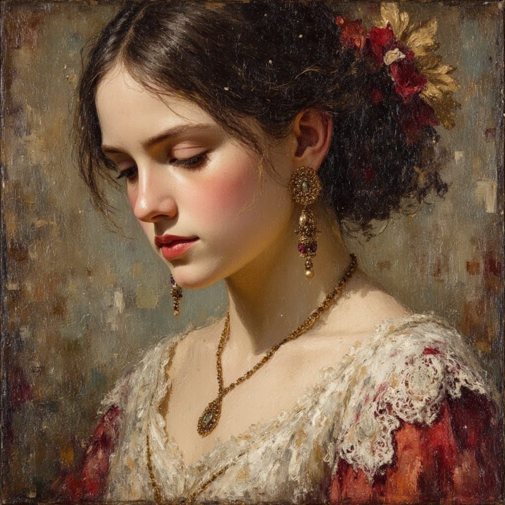 Princess Portrait in the Style of Caravaggio