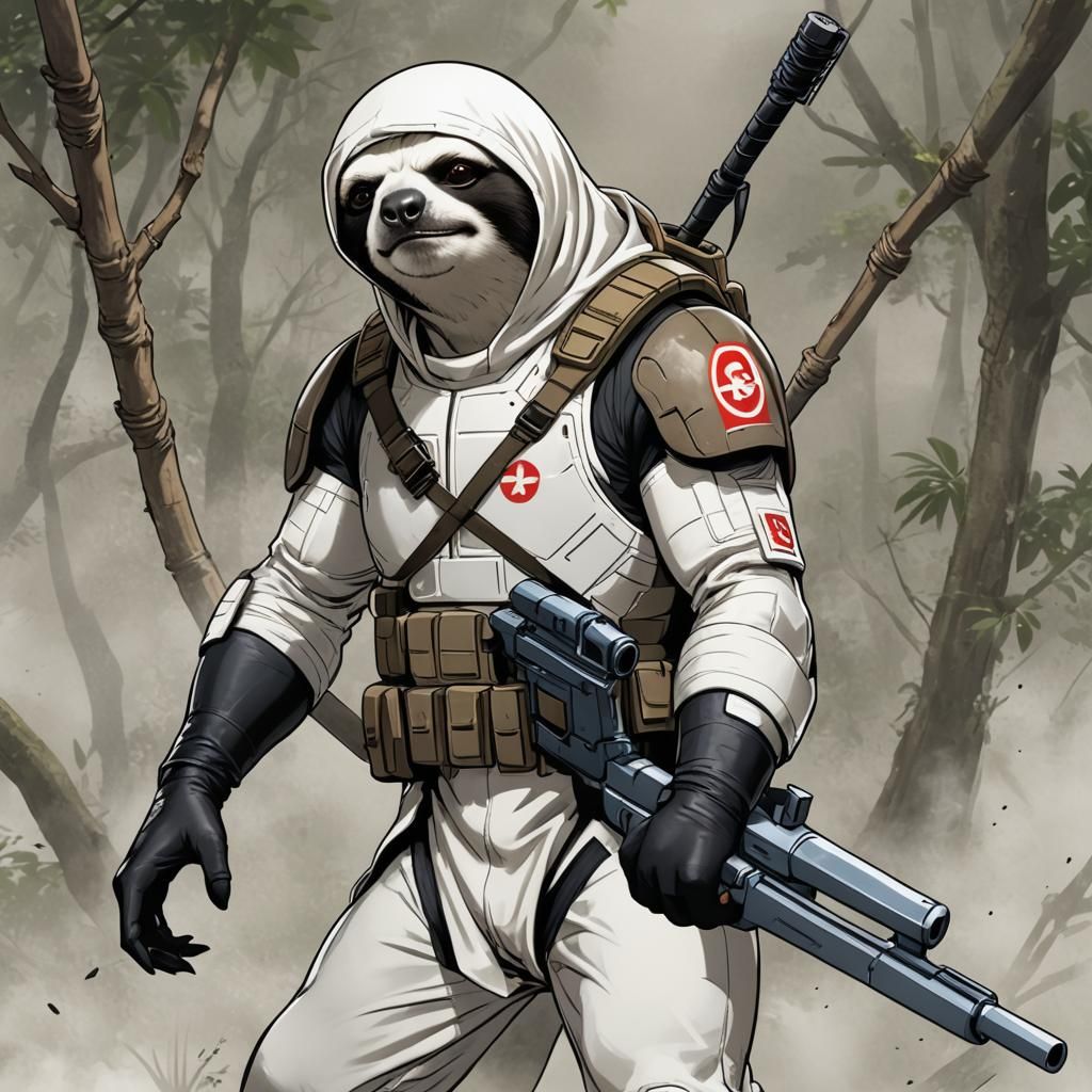 Storm Shadow as Sloth in Anime Style