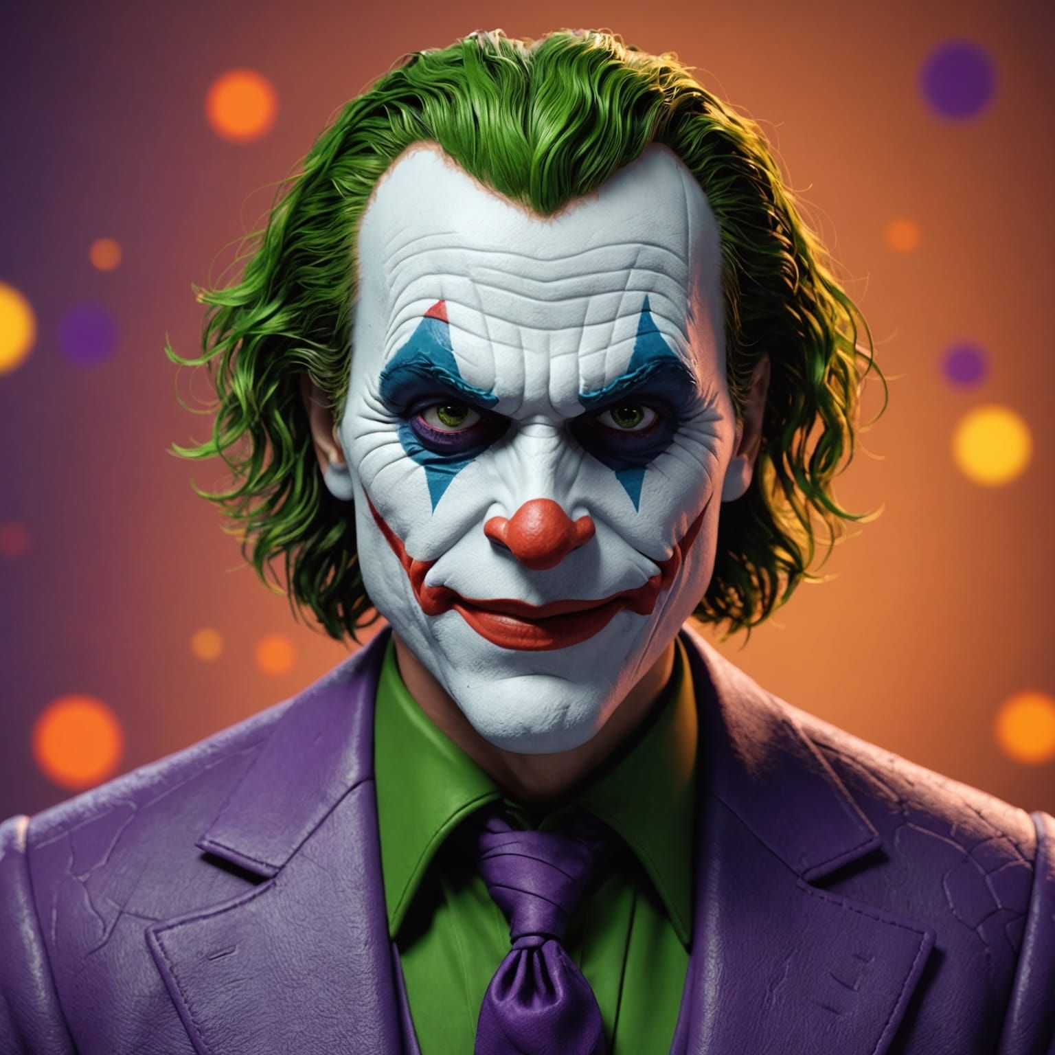 Joker Reimagined as 3D Digital Art