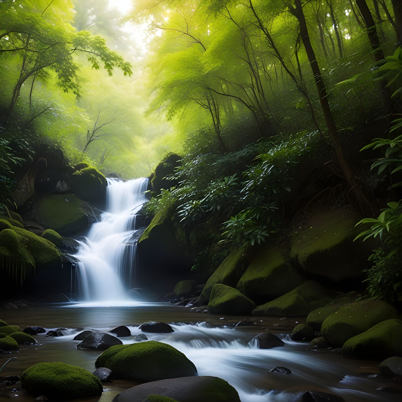 Vibrant Nature Scene in Professional Photography Style