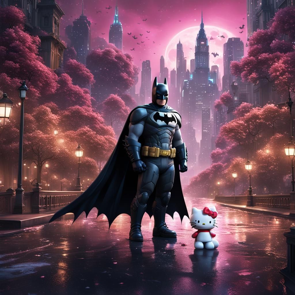Batman and Hello Kitty's Special Date