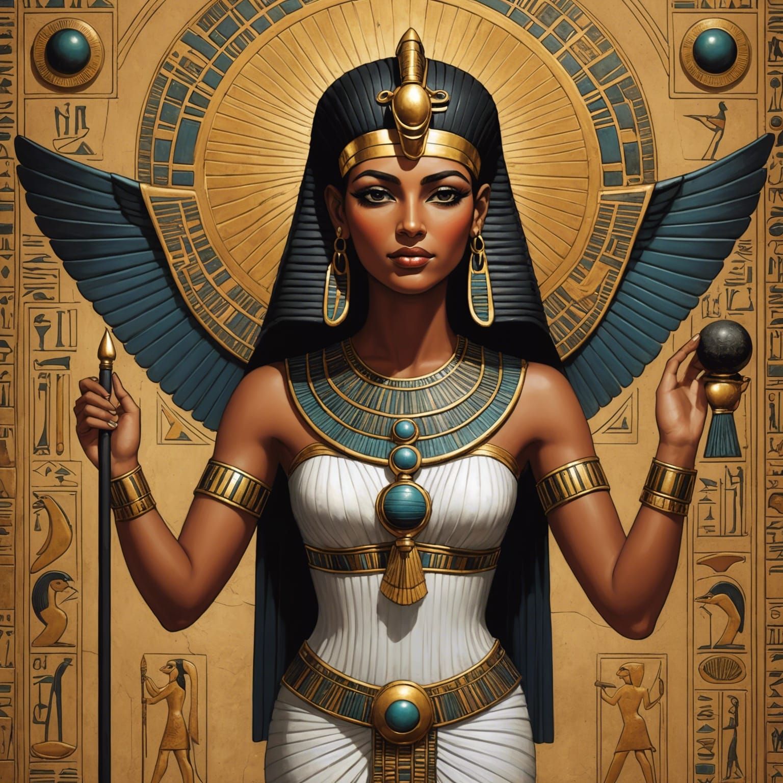 Isis: Majestic Egyptian Goddess