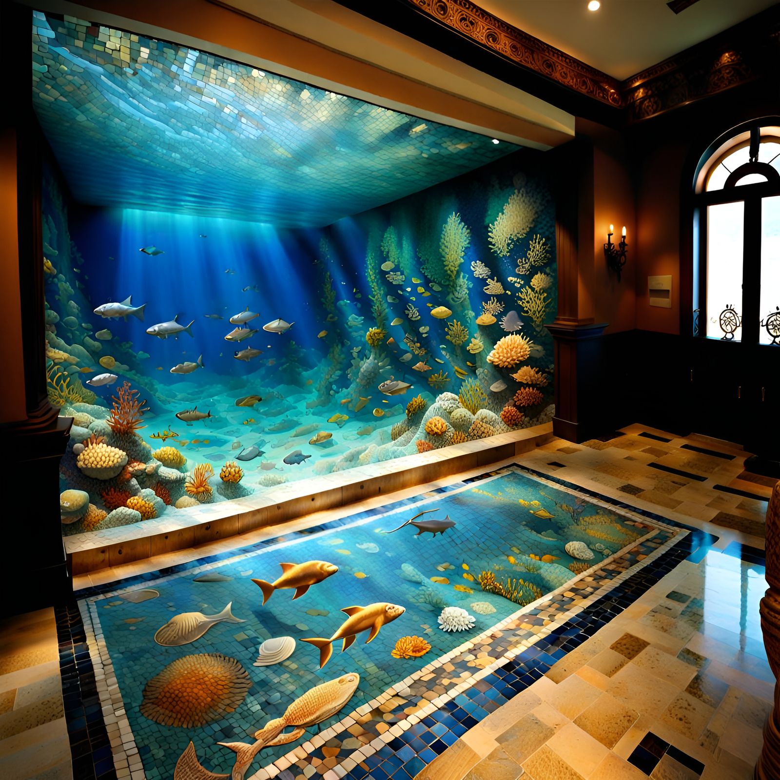 "Opulent Oceans: Ruins in Rich Relief"