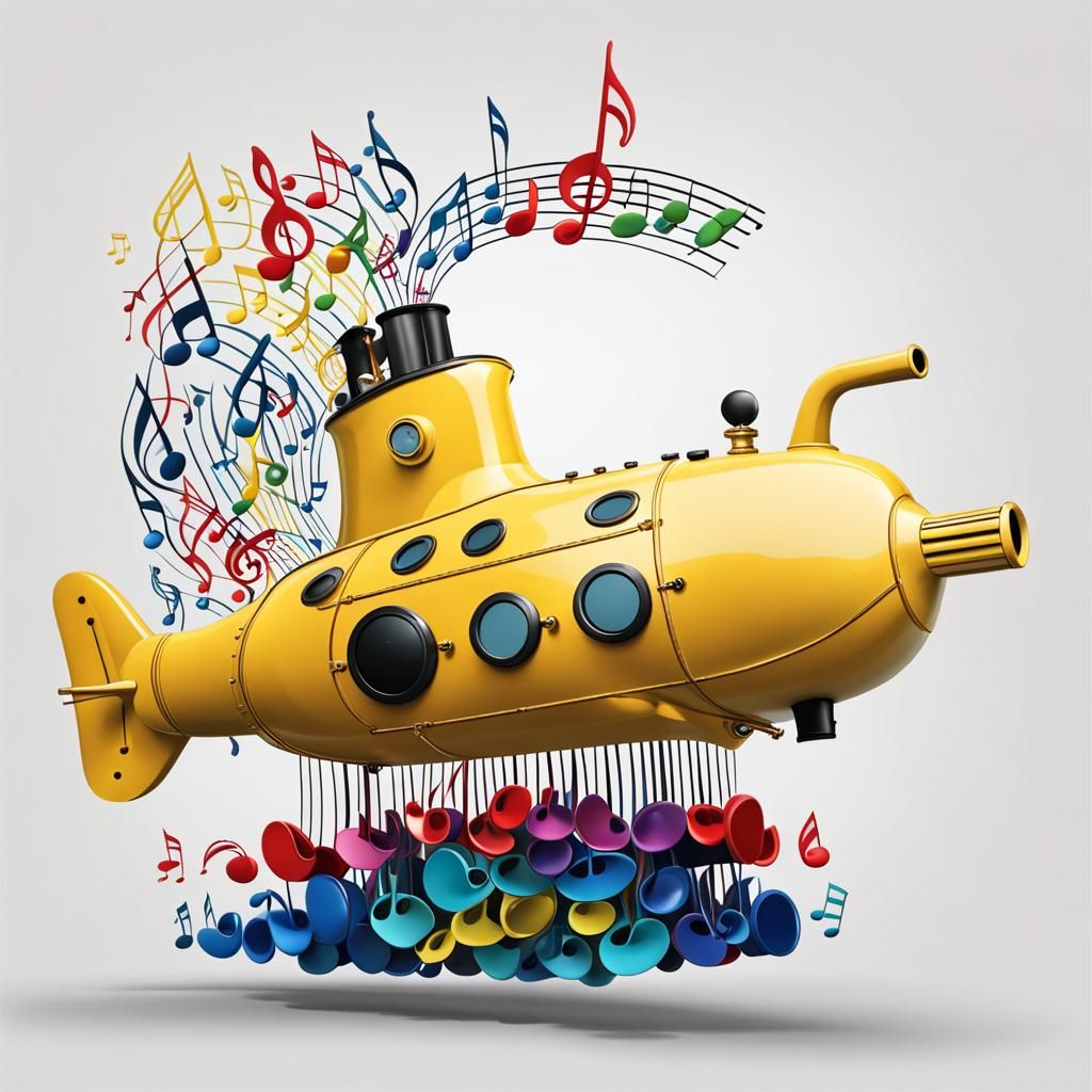 Colorful Musical Submarine
