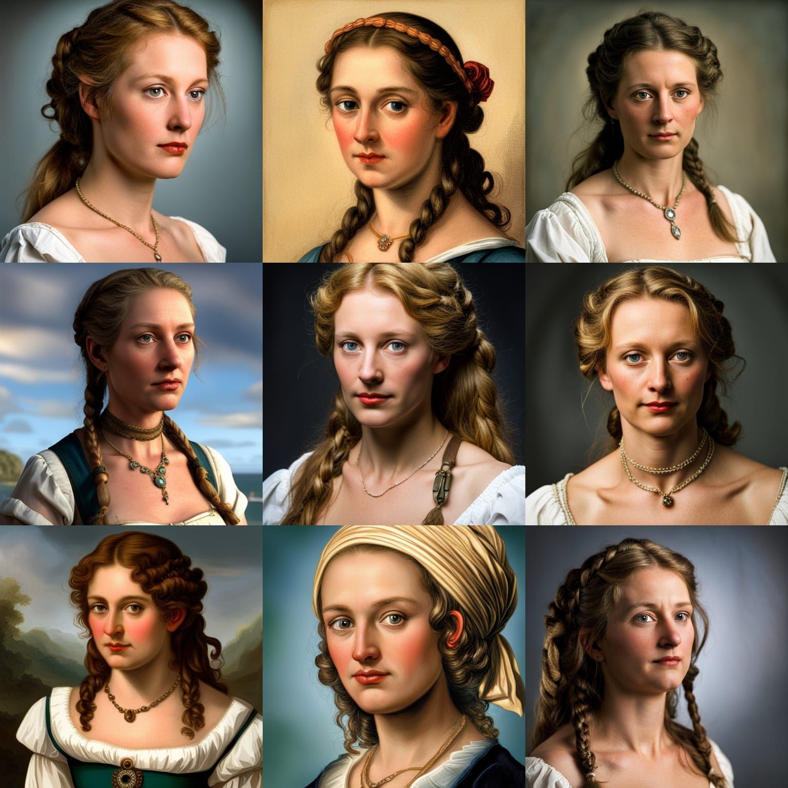 Tavern Wench Portrait from the Golden Age of Piracy