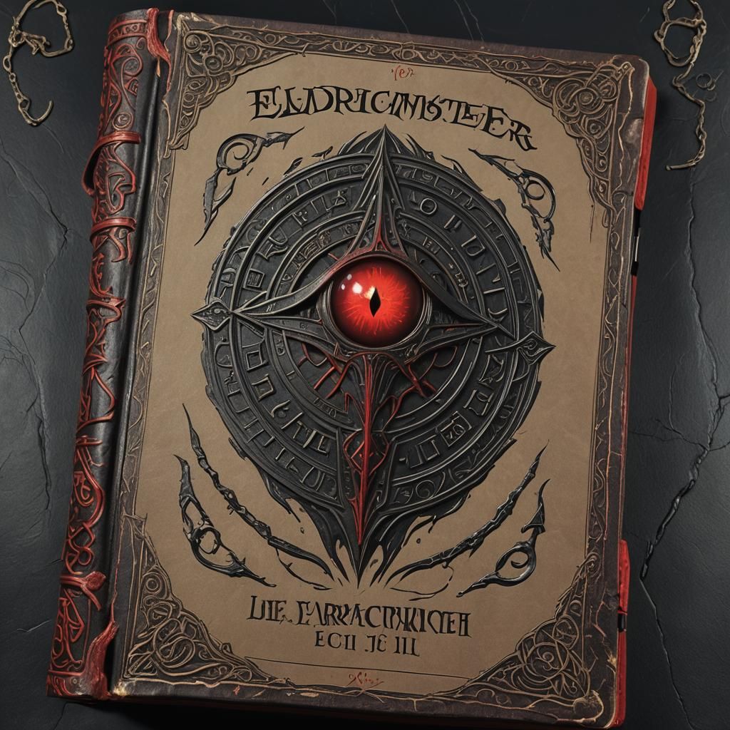 Eldritch Loremaster: Demonic Eye Tome Cover