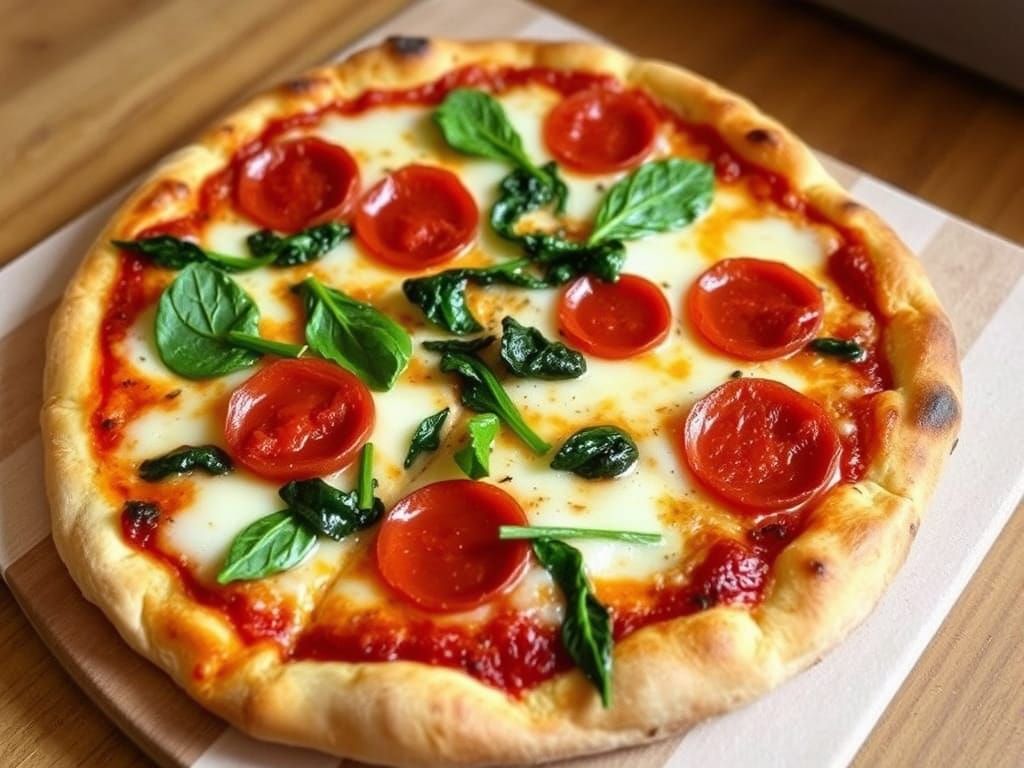 Brooklyn Style Pizza with Extra Cheesy Garlic Crust