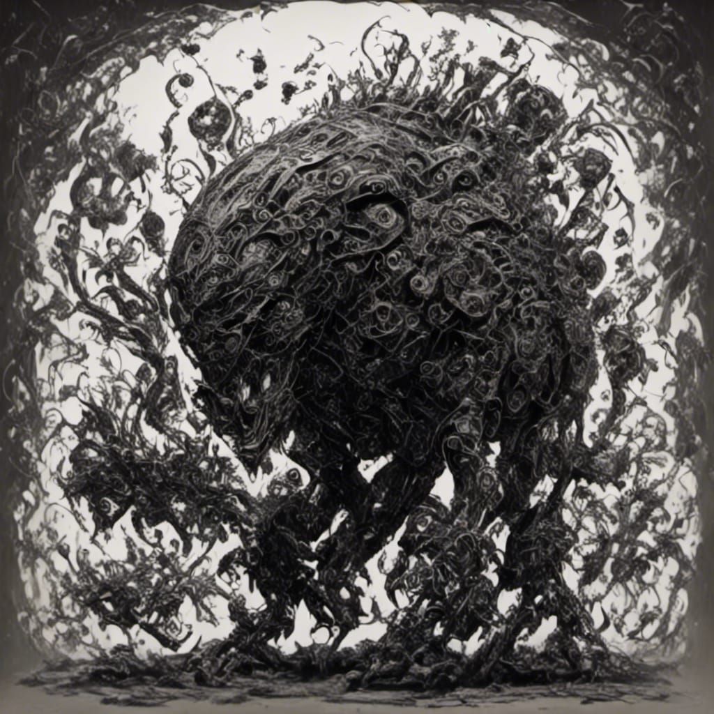 Surreal Spaghetti Mountain with Meatball Church