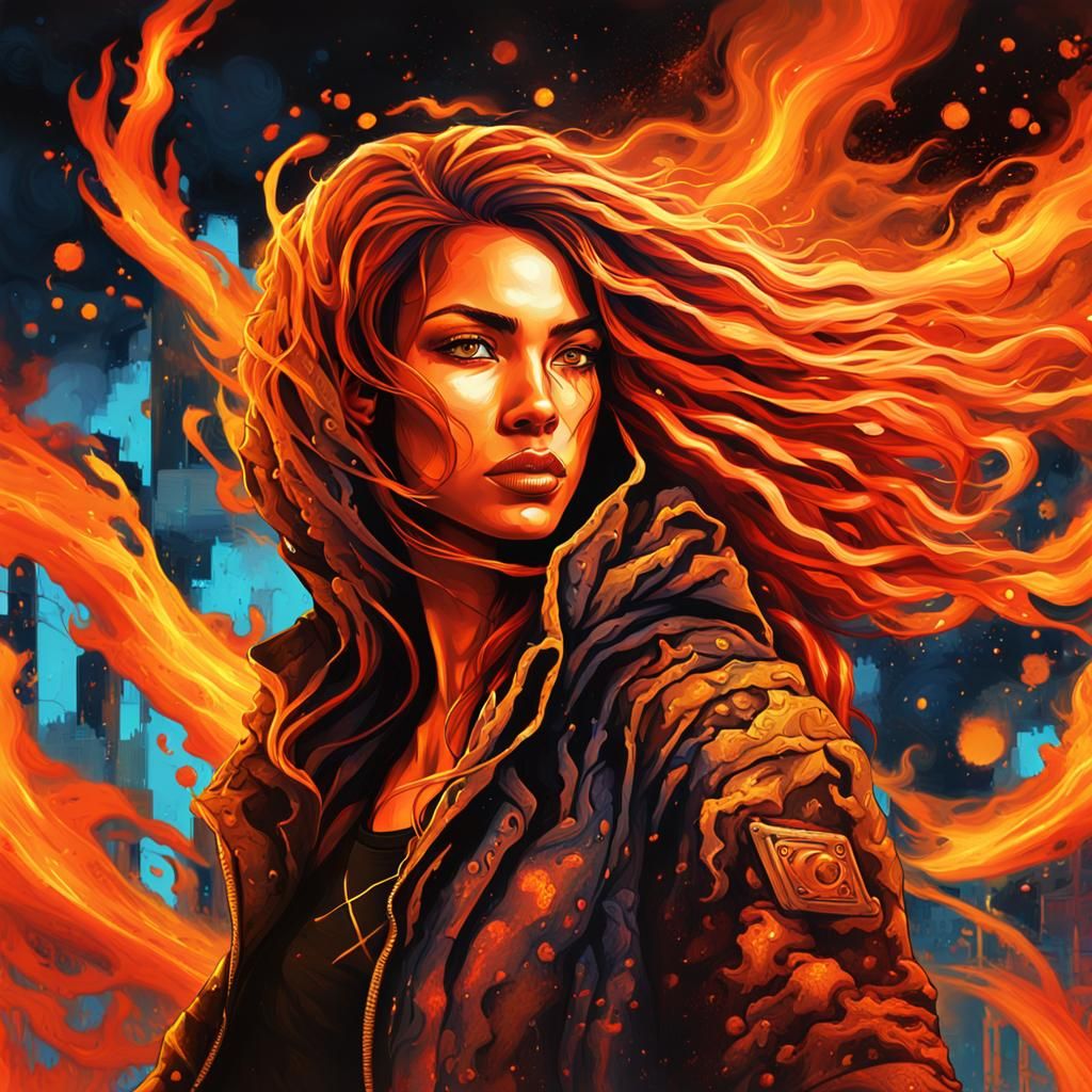 Ember Assassin: Graffiti Art in Fire