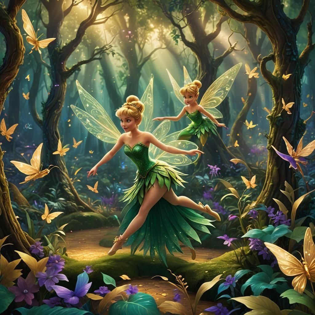 Tinkerbell Ballet Performance: Fantasy Concept Art