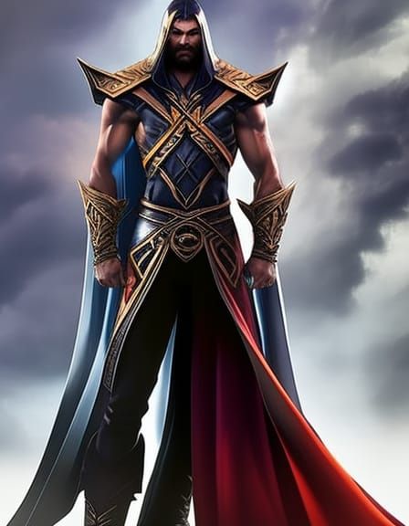 Dark Nordic Sorcerer Unleashes Powerful Magic in Intricate 8...