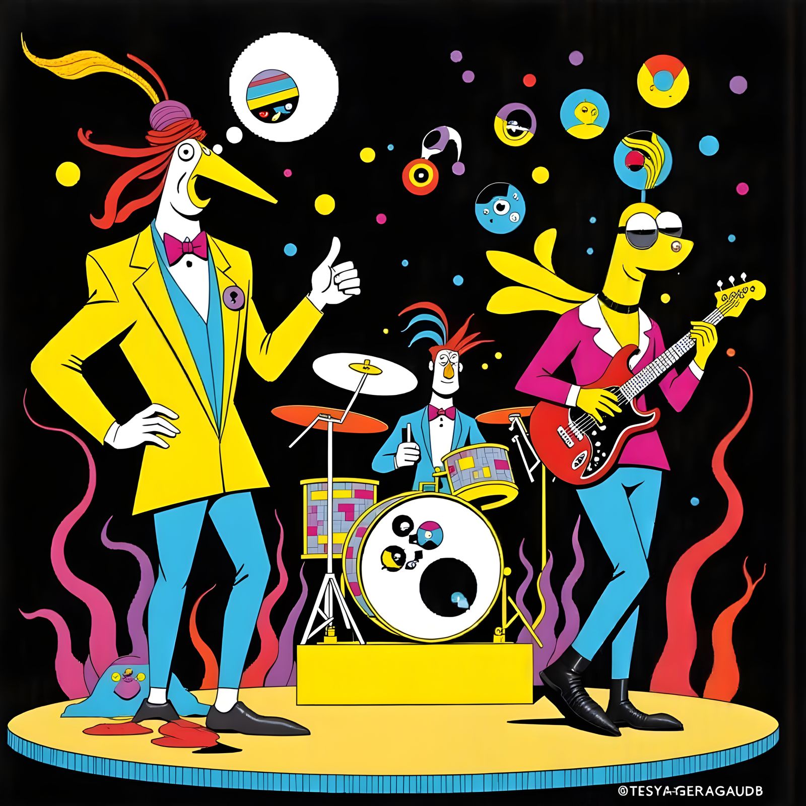 The Bee Stings: 1960s Cartoon in Hanna Barbera Style