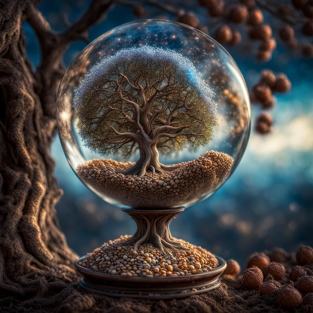 Cosmic Seeds From The Tree Of Glass