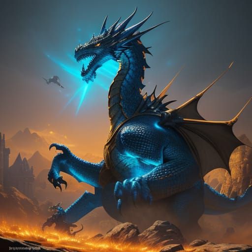 Epic Fantasy Battle in Ancient Castle Cinema Art