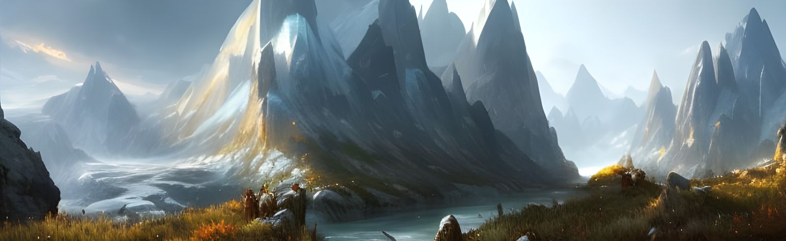 Epic Norse God of War Landscape in 8K