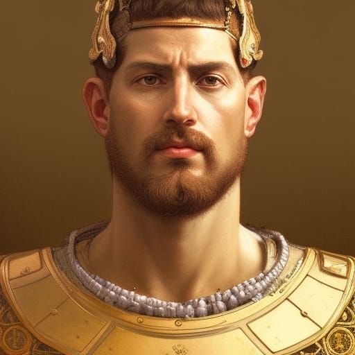Hyperdetailed Portrait of Roman Emperor in Unreal Engine 5
