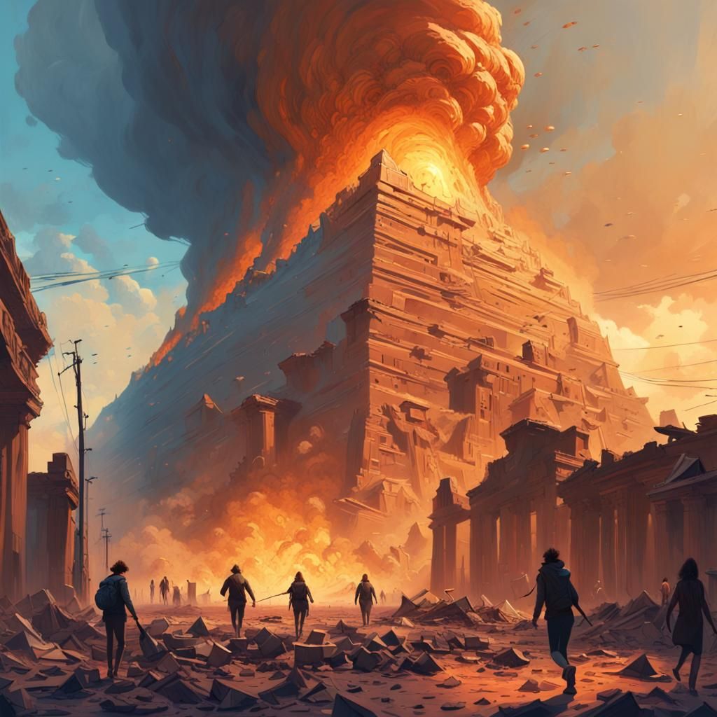 Ancient City Destroyed by Nuclear Apocalypse