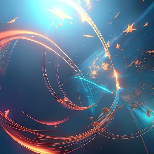 Spectacular Collapsing Star in Dynamic Lighting