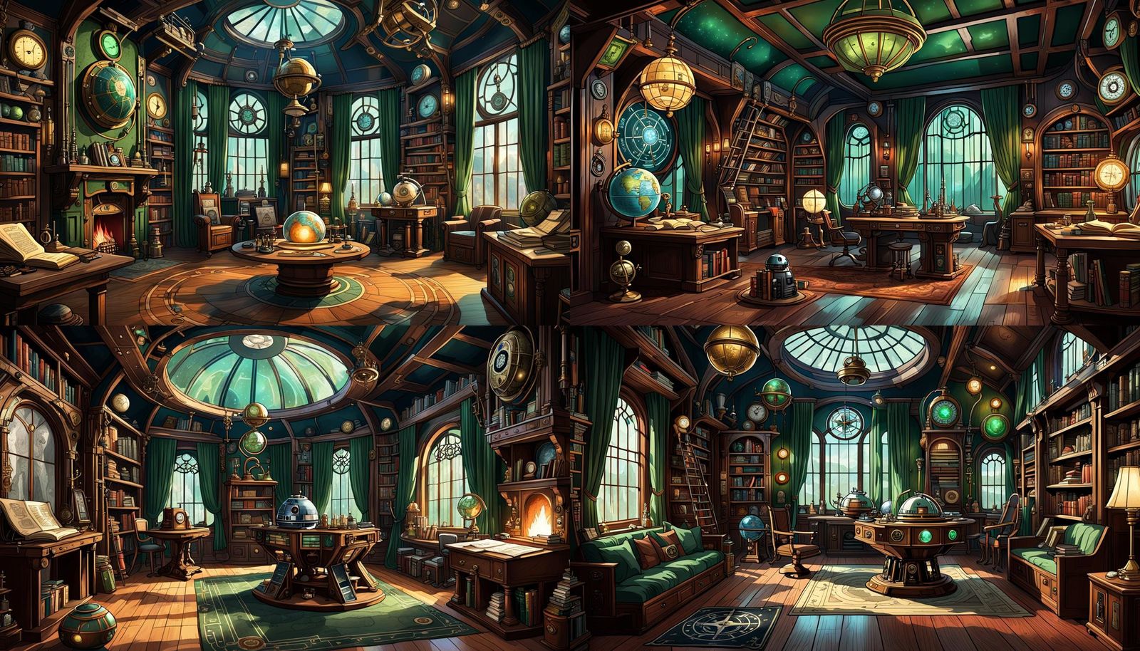 Steampunk Star Wars Adventurers' Lodge Interior