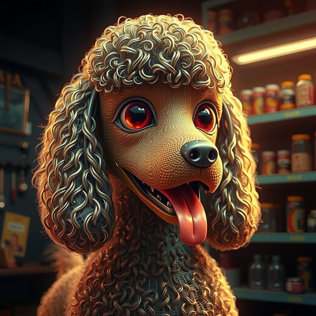 Wire Poodle in Retro-Urban Hardware Store