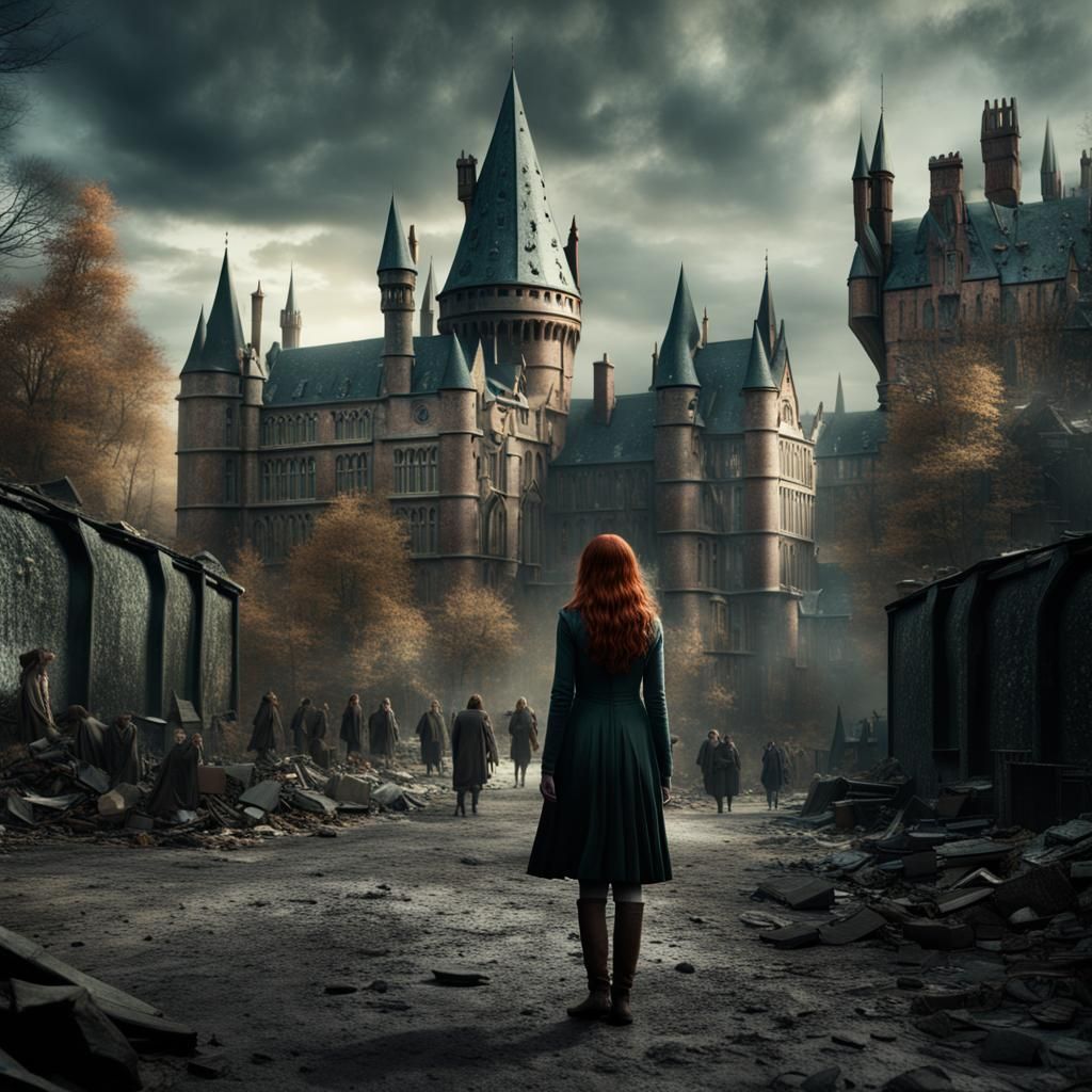 Bonnie Wright: Detailed Matte Painting in 8k