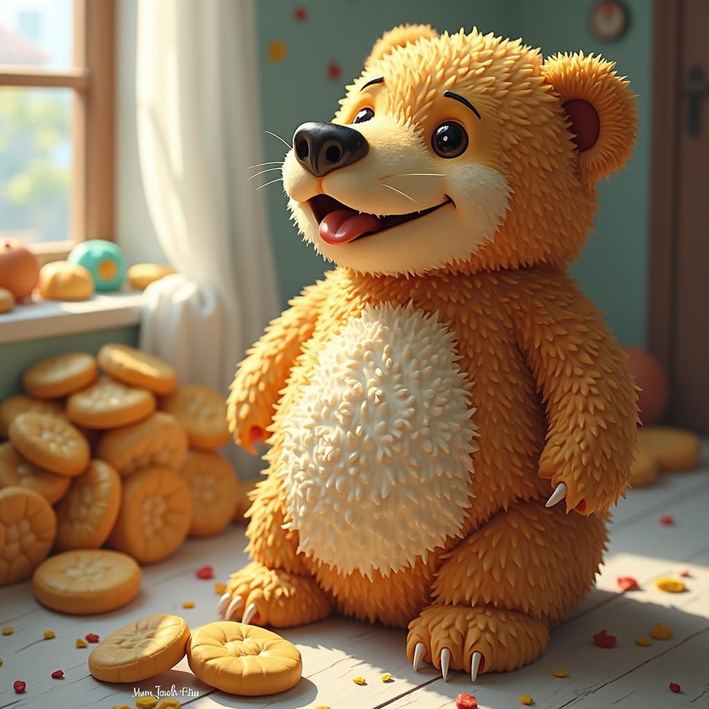 AI Interpretation of Pile of Poo Emoji