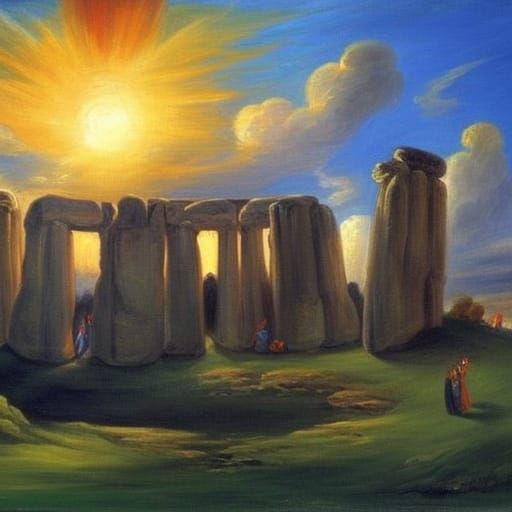 Stonehenge in Rococo Style