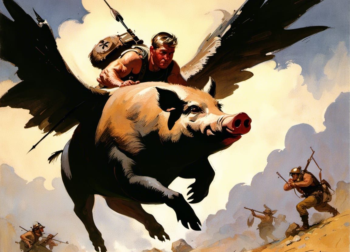 Flying Pig, What a Bore!